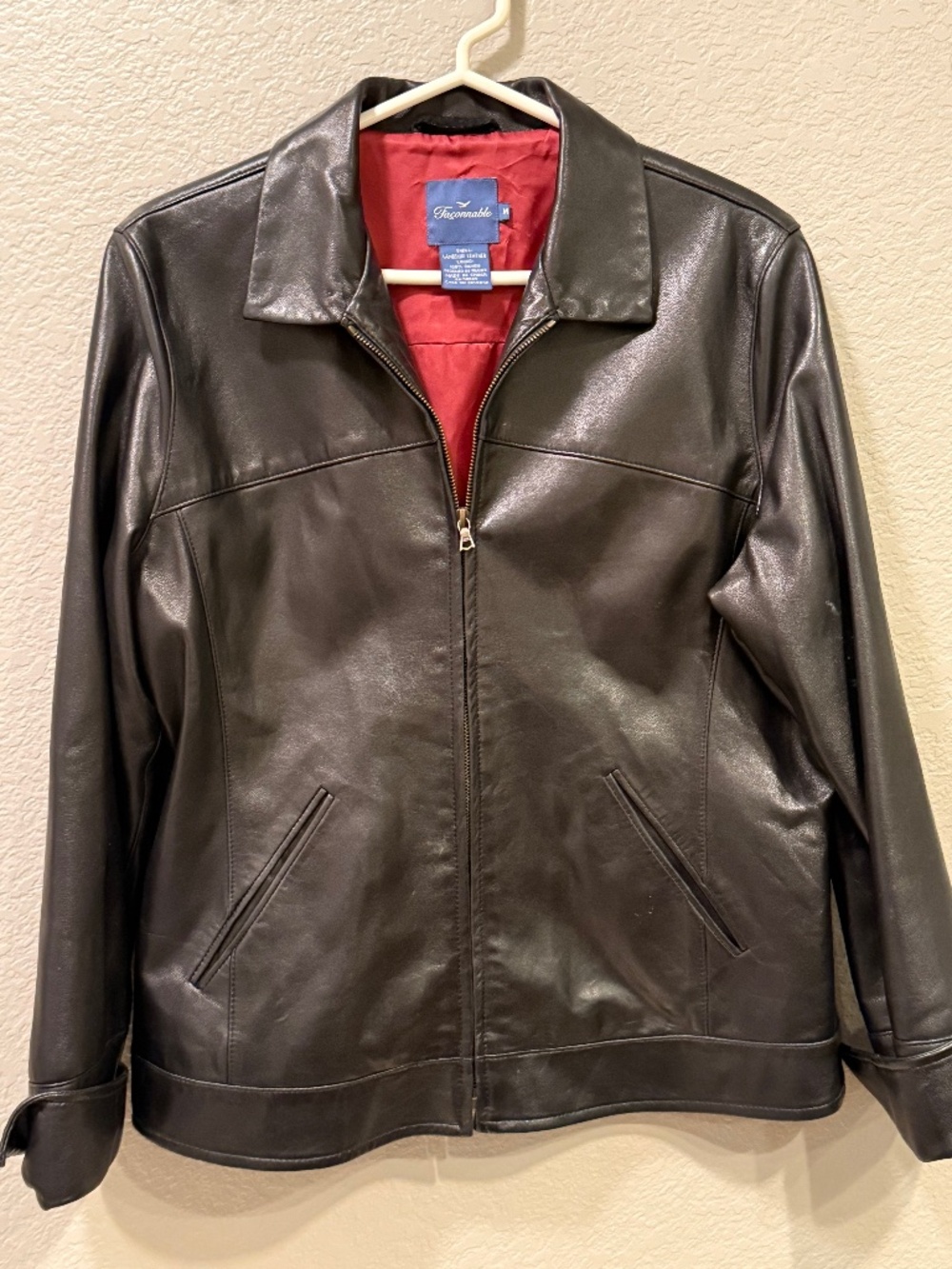 Facennable Lamb Leather Jacket